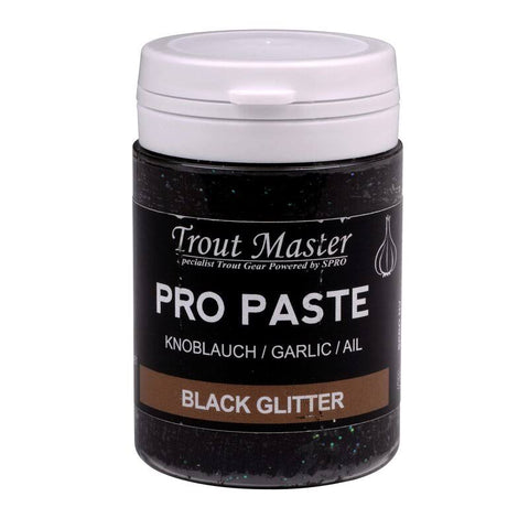 TROUT MASTER Pro Paste Forellenteig schwimmend Black Glitter