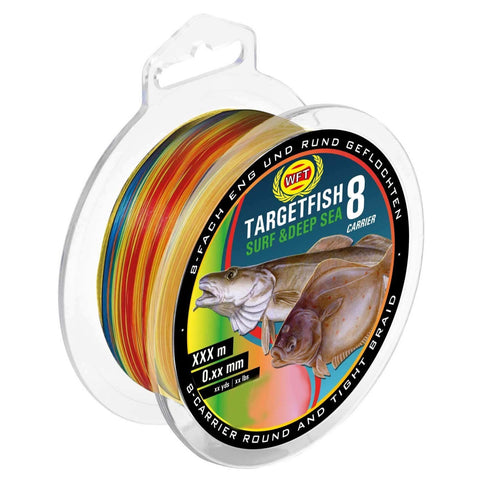 WFT Targetfish Deep See Multicolour 8-Braid (Meterware)