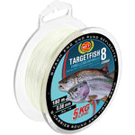 WFT Targetfish Meerforelle White 8-Braid (Meterware)